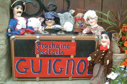 Guignol Puppet Show Characters from the traditional french show